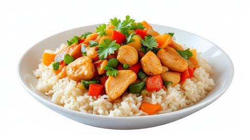 Colorful vegetables being stir fried in skillet